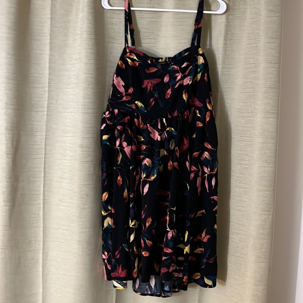 Print high low dress